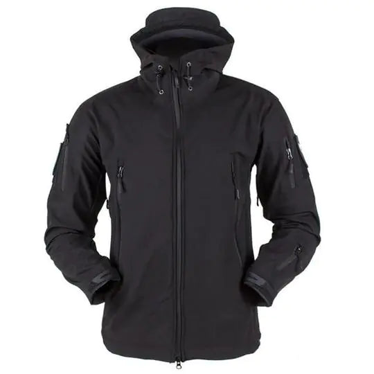 Men's Windproof Hooded Soft Shell Jacket