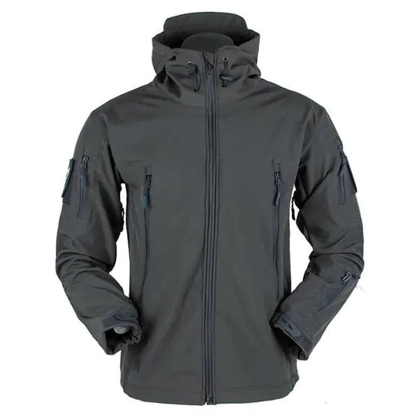 Men's Windproof Hooded Soft Shell Jacket