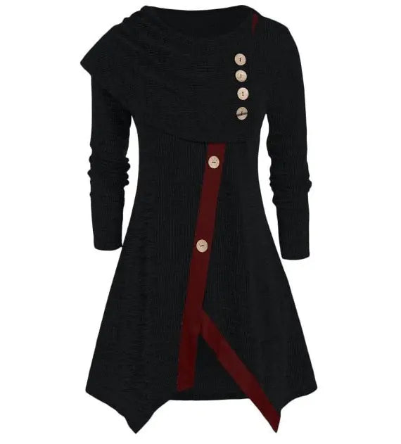 Color-Block Patchwork Dress for Women