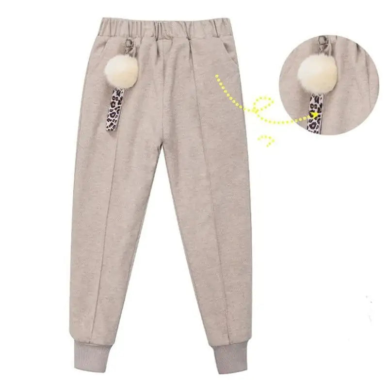 Larger Children's Cotton Woolen Trousers